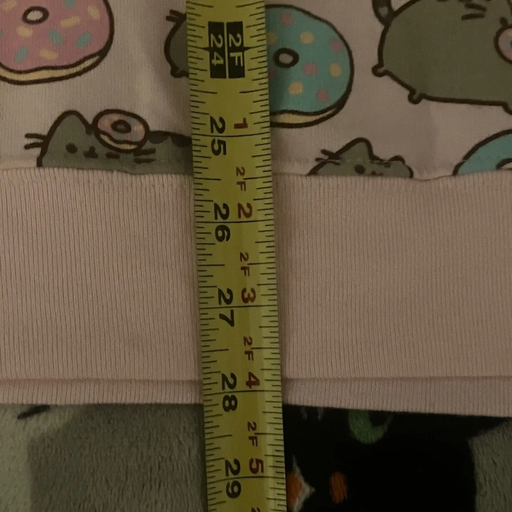 Pusheen Donut AOP Pink and Gray Crew Neck Sweater - Picture 3 of 6